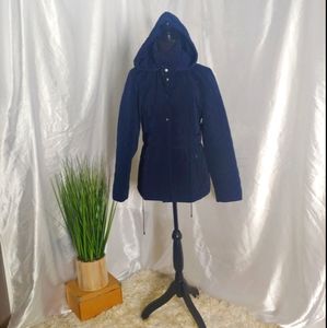(SOLD) Hooded lightweight wateR resistant jacket